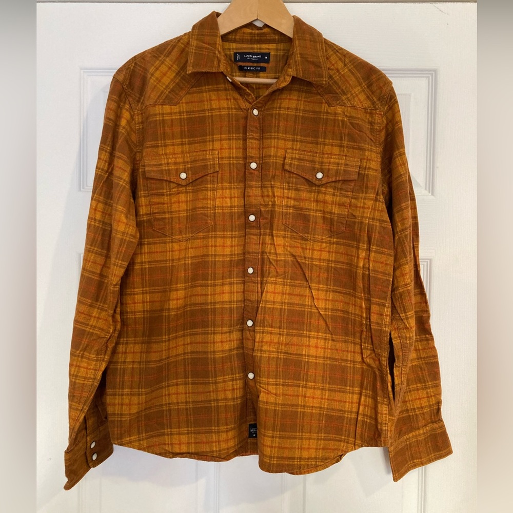 Lucky Brand corduroy shirt - size M